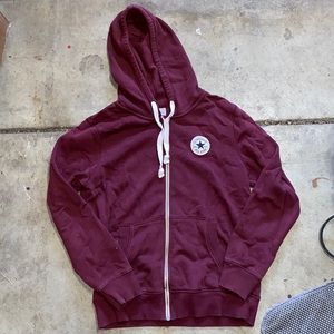 Converse zip up hoodie
